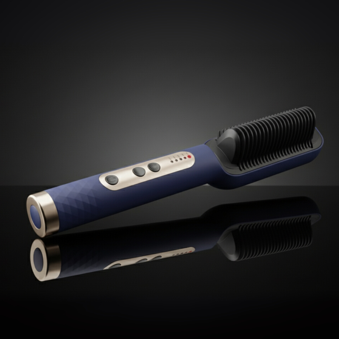 Cepillo Alisador de Pelo — ¡Cabello liso, brillante y sin frizz en minutos!