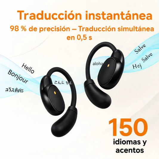 Auriculares con traductor de idiomas