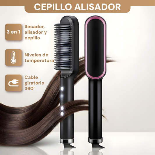 🔥 SECADOR Y ALISADOR DE PELO 3 EN 1 🔥