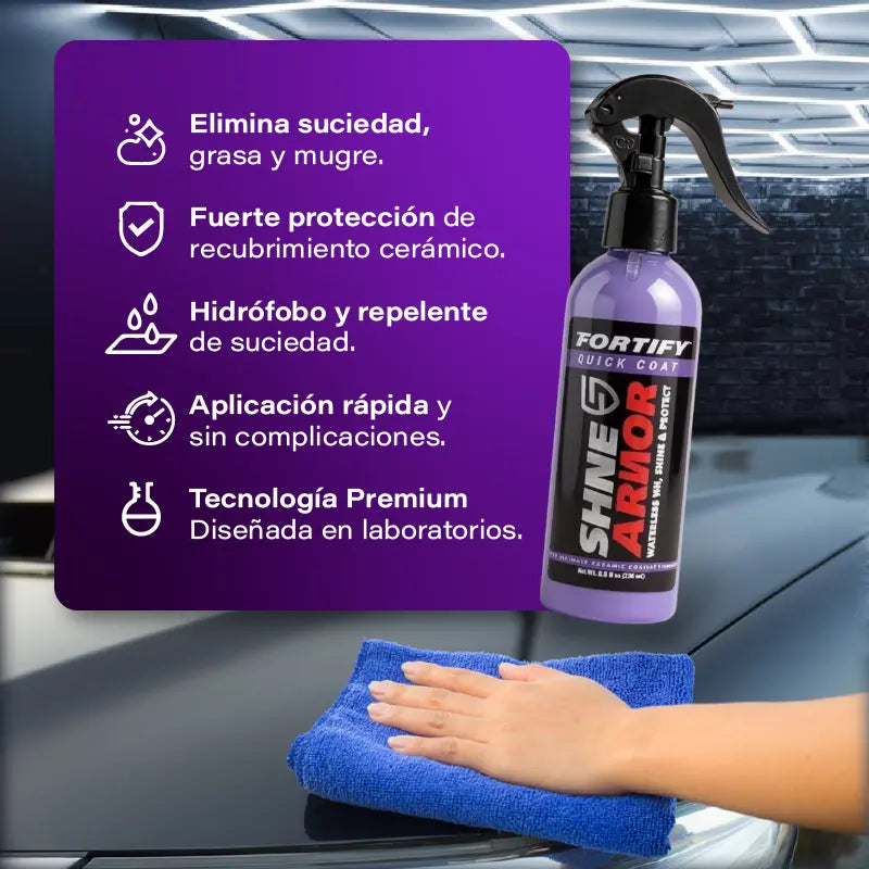 🧴 Silicona Premium para Autos 2X1 – Brillo de Exhibición al Instante