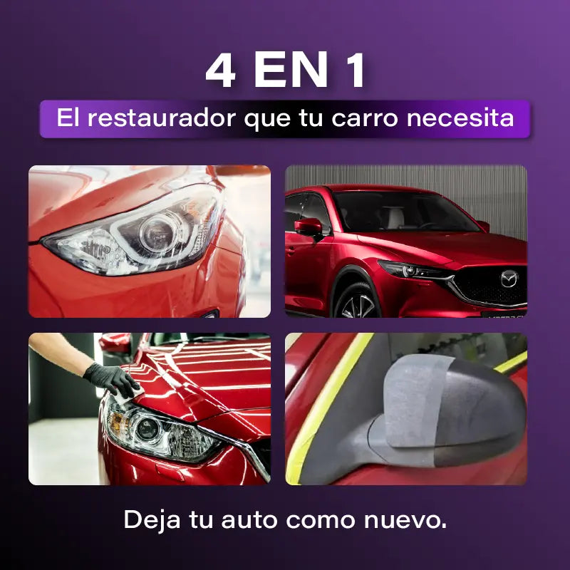 🧴 Silicona Premium para Autos 2X1 – Brillo de Exhibición al Instante