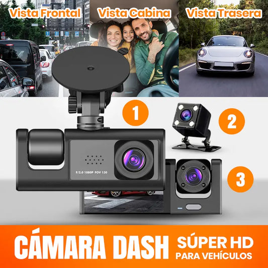Cámara Dash Súper HD para Vehículos | Tu testigo silencioso en cada trayecto 🎥🚗